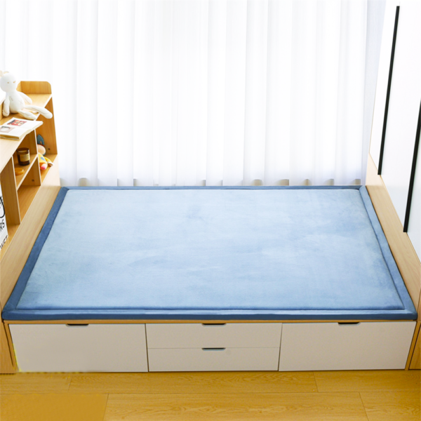 Tatami Rug Comfortable Non-Slip Carpet Large Play Mat for Kids Crawling Mat Tatami Carpet Memory Foam Center Carpet for Living Room