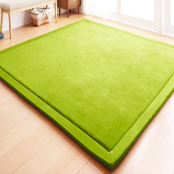 60x200x2cm Customized Printed Coral Velvet Thick Rug Gym Baby Crawling Playpen Tatami Mat Kid Toy Carpet Tapete