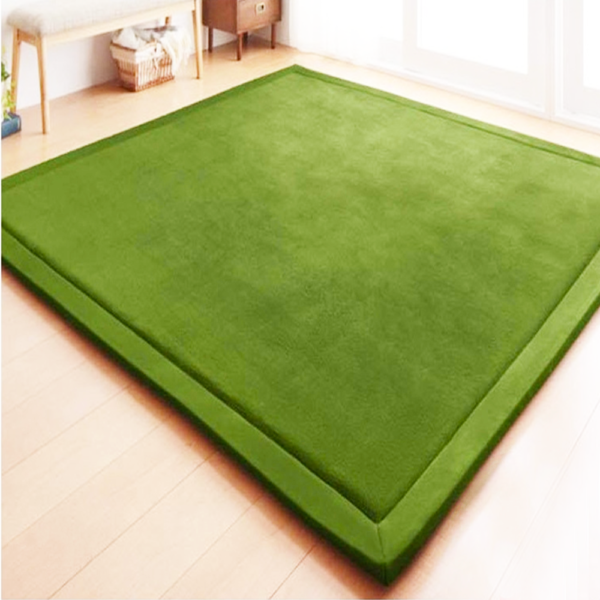220x200x2.0cm Customized Extra Large Japanese Tatami Rug Muscle Mat Memory Foam 35mm Thick with Carpet
