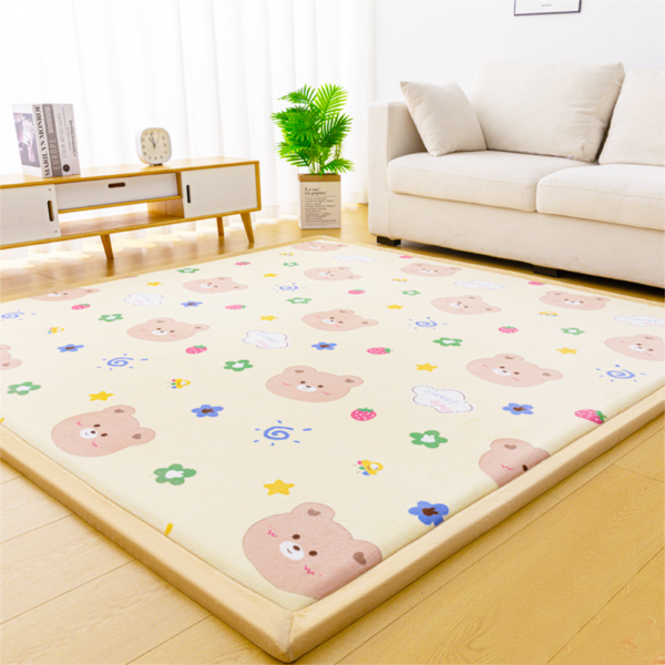 2.0cm Alfombra Area Rug Thickness Tatami Carpet Kids Play Mat Memory Foam Japanese Tatami Elastic Carpet Living Room