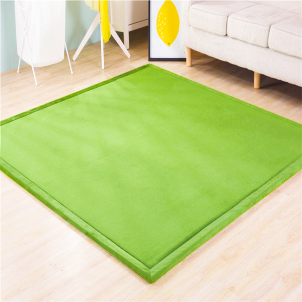 3cm Living Room Mat with Non-Slip Backing Large Solid Color Japanese Tatami Carpet for Bedroom Dormitory Yoga