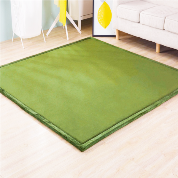 Custom Soft Flannel Kids Cozy Children Foam Play Mat Carpet Rug Memory Foam Tatami Baby Crawling Mat