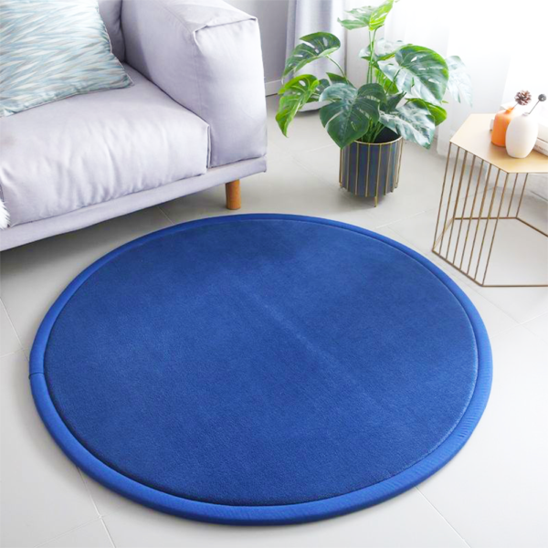 180x180cm Round Thick Kid Crawling Mat Animal Printed Round Memory Foam Baby Play Tatami Mat Carpet