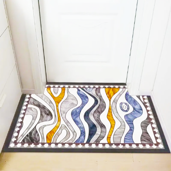 Door mat Living Room Carpet Anti Slip Bedroom Mat Crystal Velvet Washable Bedside 3d Printed Special Shaped Area Rug Factory Price Wholesale - Image 4