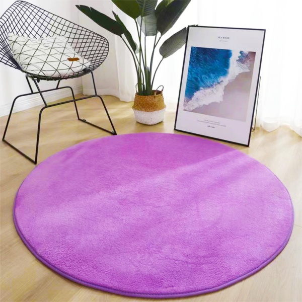 140x140cm Round Cartoon Printed Round Thick Kids Room Rug Children Play Mat for Bedroom