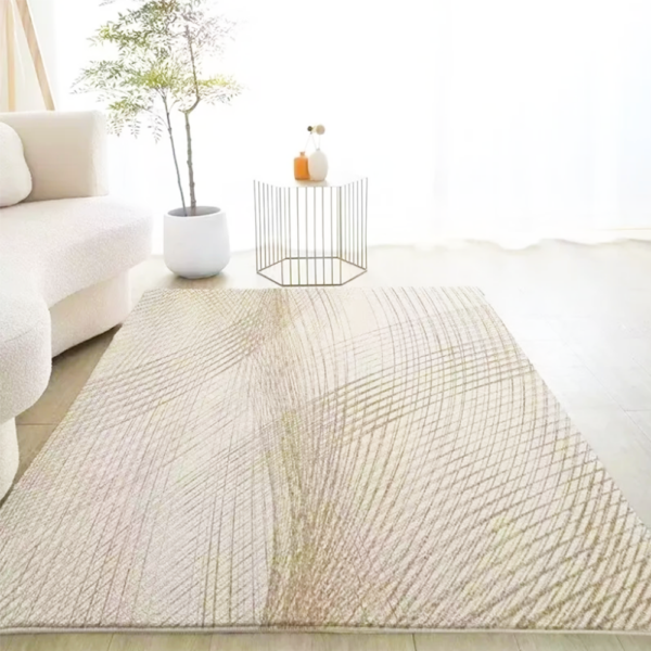 Crystal Velvet living room carpet Vintage Inspired Textured Area Rug Premium Non-Slip Backing Ultra Soft Living Room Floor Covering Mat - Image 7