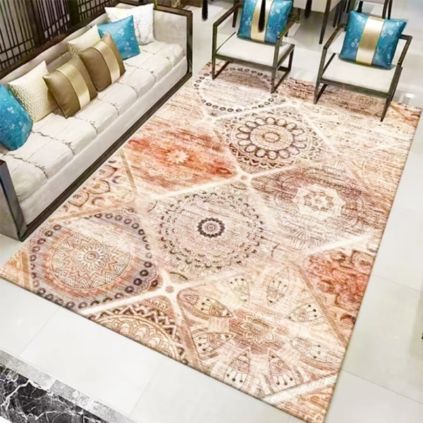 Imitation Cashmere Material Modern Faux Cashmere Material Rug Waterproof Carpet Mats Living Room Big Size Soft-Touch Carpet Area Rug - Image 5