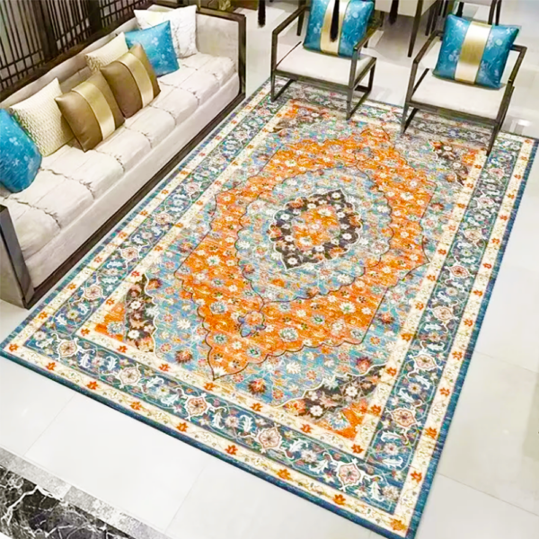 Imitation Cashmere Material Home Decoration Aesthetically Pleasing Persian Modern Carpet for Living Room