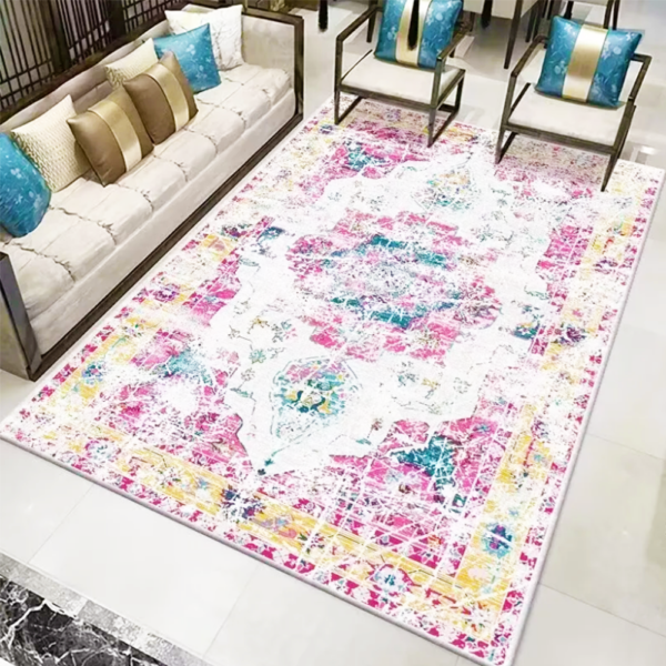 Imitation Cashmere Material Home Decoration Aesthetically Pleasing Persian Modern Carpet for Living Room - Image 7