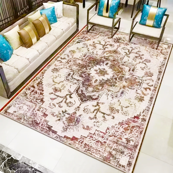 Imitation Cashmere Material Custom Carpet Tile Decor Home Decorative Rugs for Bedroom
