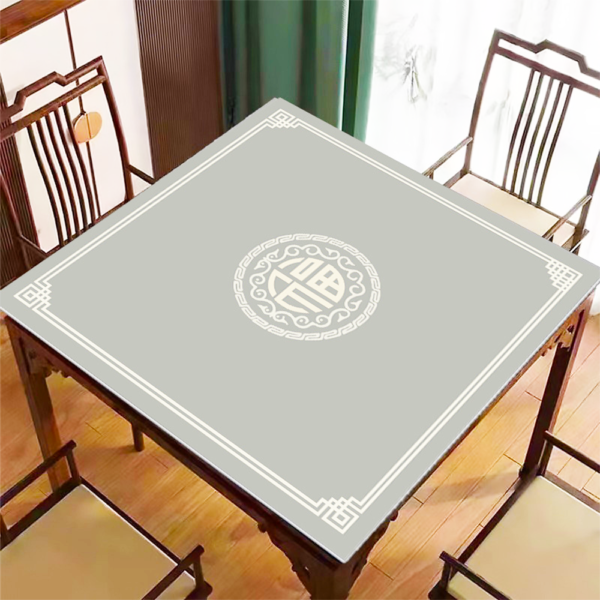 Square Desk Mat Playing Mahjong Mat Texas Hold'em Poker Carpet Wholesale Anti Slip Table Layout Playing Card Poker Mat - Image 2