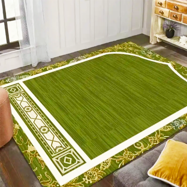 Muslim Padded Prayer Rugs Gift Set Portable Pocket Interactive Pattern Prayer Mat 3D Printed Prayer Mats Foldable Worship - Image 7