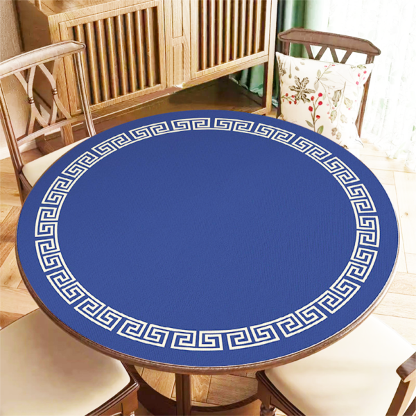 Round Blank Sublimation Gambling Poker Mat Playing Mahjong Mat Texas Hold'em Poker Desk Mat Custom Size Entertainment Playing Card Poker Mat - Image 2
