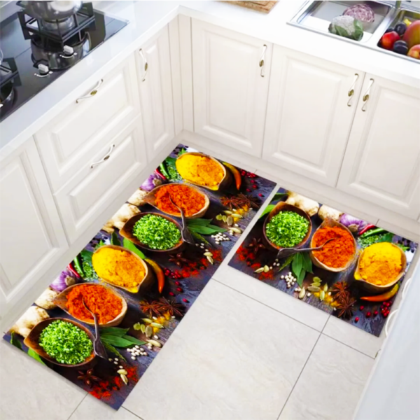 itchen Floor Mats and Rugs Direct Sales Crystal Velvet Persian Area Rugs Anti-Slip Oil Resistant Kitchen carpet - Image 7