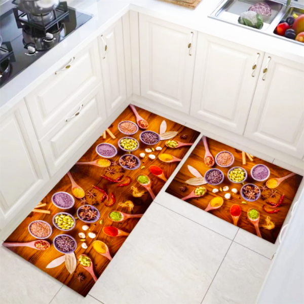itchen Floor Mats and Rugs Direct Sales Crystal Velvet Persian Area Rugs Anti-Slip Oil Resistant Kitchen carpet - Image 5