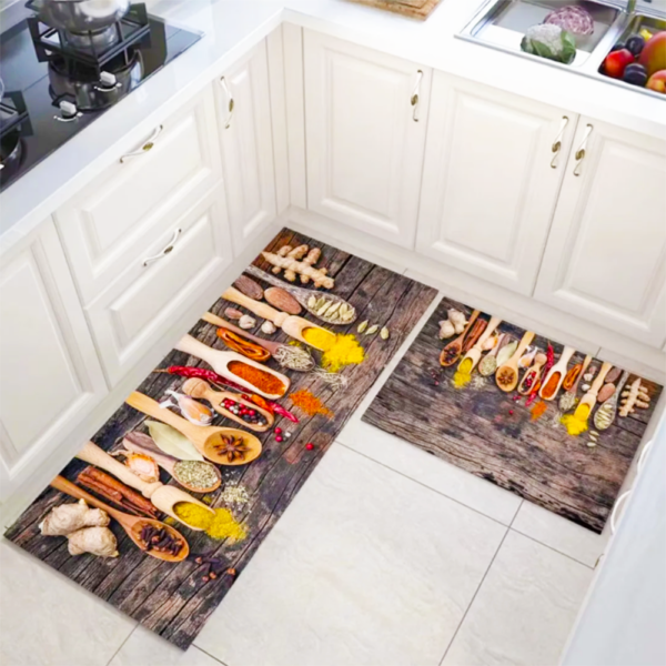 itchen Floor Mats and Rugs Direct Sales Crystal Velvet Persian Area Rugs Anti-Slip Oil Resistant Kitchen carpet - Image 3